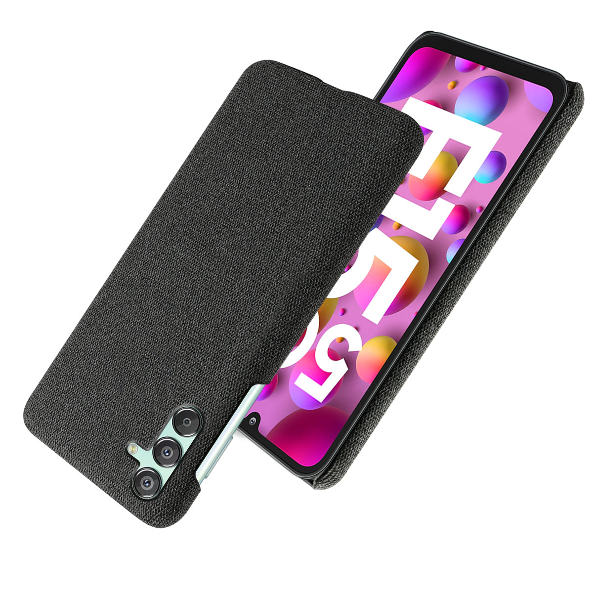 For Samsung Galaxy F15 5G / M15 5G Case Cloth+PC Anti-scratch Phone Cover For Samsung Galaxy F15 5G / M15 5G Case Cloth+PC Anti-scratch Phone Cover